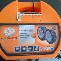 Catene neve MAI USATE 9mm gruppo 12