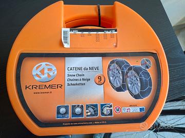 Catene neve MAI USATE 9mm gruppo 12