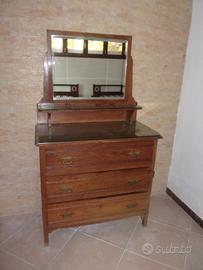 Comò cassettone antico Ducrot originale Liberty