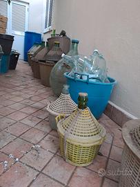 Damigiane vetro vino