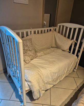 Culla + Fasciatoio con vasca per bagnetto PALI