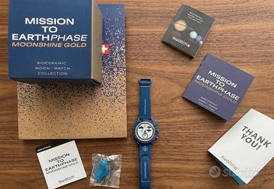 Omega X Swatch Mission To Earthphase MoonshineGold