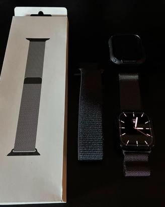 Apple Watch series 10 46 cinturino maglia milanese