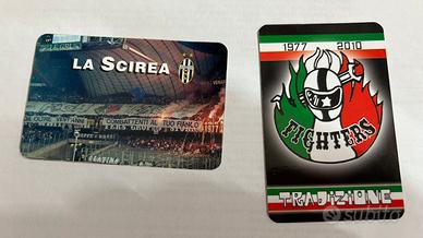 Tessere ultras fighters Juventus