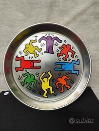 Vassoio iconico di Keith Haring diametro 35,5cm