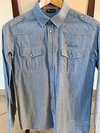 Camicia jeans da ragazzo, taglia 14 anni
