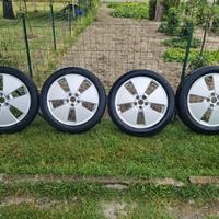treno di cerchi con gomme bmw i3 originali