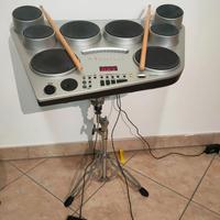 Batteria Yamaha dd-65 con supporto e sgabello