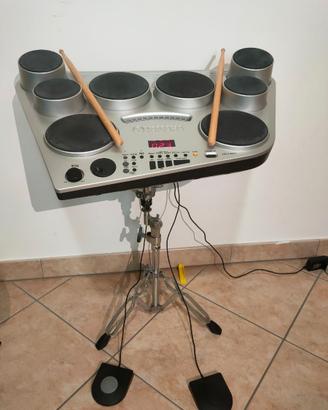 Batteria Yamaha dd-65 con supporto e sgabello