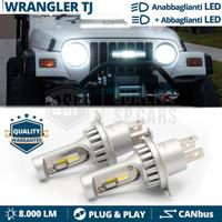 Kit LED H4 Per JEEP WRANGLER TJ Luci CANbus 6500K