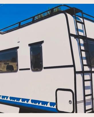 CAMPER MANSARDATO 6posti letto