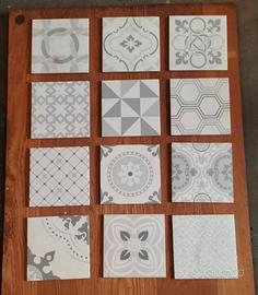 piastrelle Decoro grigio 20x20