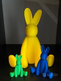 Coniglio pasquale seduto