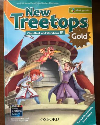 Libro di inglese New Treetops 5 con CD