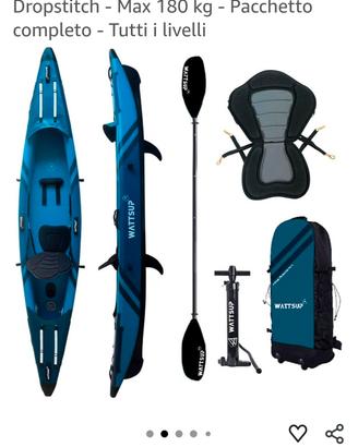 kayak gonfiabile 1 posto