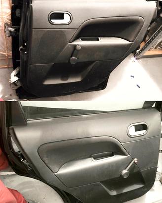 4 portiere sportelli Ford Fiesta Mk5 5 porte nere
