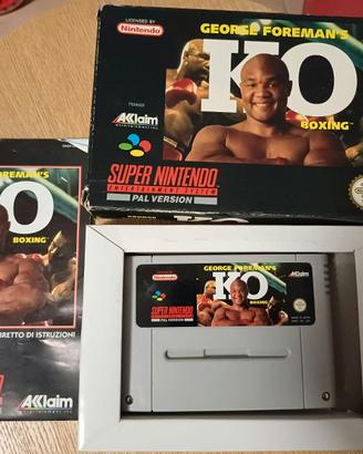 Gioco per Super Nintendo George Foreman's KO