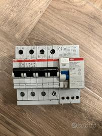 Interruttore magnetotermico ABB S254 C16 + DDA 64