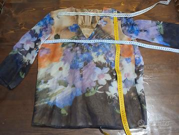 Elegante camicetta in seta TG 42