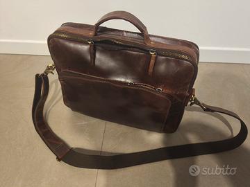borsa lavoro porta pc uomo i pelle Sid and wine