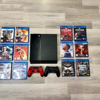 PLAYSTATION 4 (PS4) + 2 JOYSTICK + 12 GIOCHI