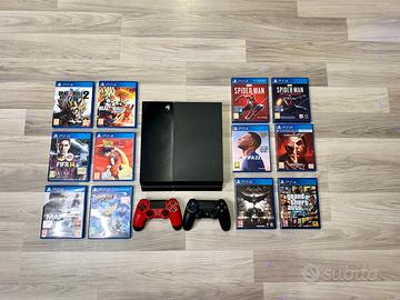 PLAYSTATION 4 (PS4) + 2 JOYSTICK + 12 GIOCHI