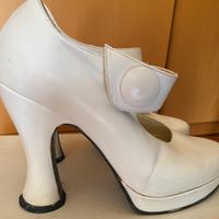 Scarpe da sposa  bianche USATE