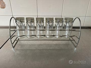 Porta spezie 6 i vasi , mai usato .