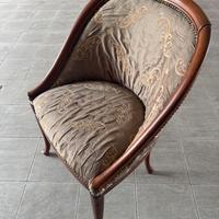 N.30 sedie legno e stoffa mai usate