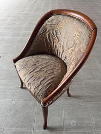 N.30 sedie legno e stoffa mai usate