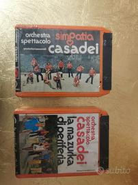 Cassette stereo 8 ORIGINALI Casadei – Nuove 
