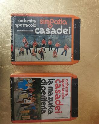 Cassette stereo 8 ORIGINALI Casadei – Nuove 