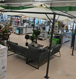 Gazebo 3x3 Richiudibile con Manovella 