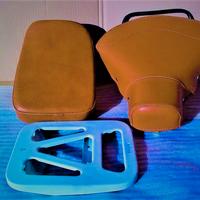 Coppia Selle Marroni Vespa 125 150 VBB GL Sprint S