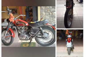 Motocicletta ducati 350 scrambler anni '70