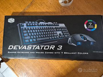 tastiera e mouse cooler master gaming.
