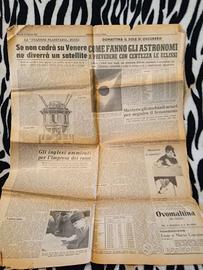 eclissi, pagine del 12 e 14 febbraio 1961 corriere