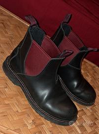Polacchino Wrangler pelle nero/bordeaux nr 38 