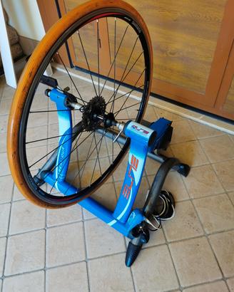 Rullo bici Elite con ruota completa 