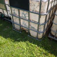 cisterna acqua 1000 litri con gabbia senza bancale