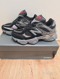 New Balance 9060 'Black/Grey/Red' - Nuove