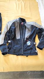 Giacca Pantalone Moto Estivo Traforato tg M 48