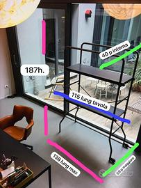 Scaffale stile industrial
