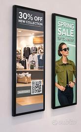 Schermo Digital Signage Verticale per negozi