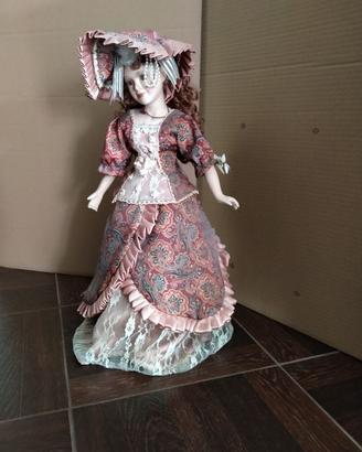 Bambola di porcellana da collezione