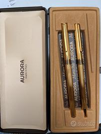 Set di penne Aurora Marco Polo Oro