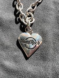 Bracciale Hard Rock con ciondolo a cuore