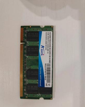 MEMORIA RAM 2 GB A-Data PC2 5300S