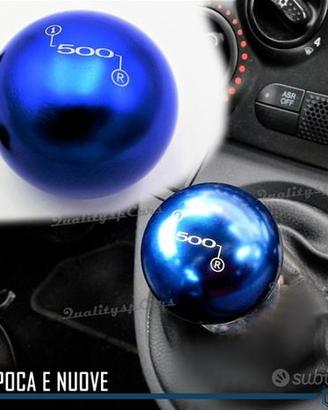 POMELLO Leva cambio PER FIAT 500 Nuova e Epoca BLU