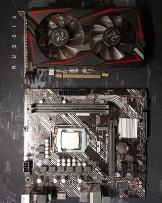 ASUS H110M-E i5 10500 RX 550 4GB